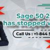 Sage 50 2019 Has Stopped Working