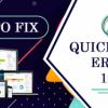 How to Fix QuickBooks Error 1603