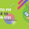 How to Fix Sage 50 Error 1721 | Sage Support