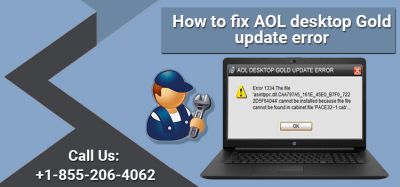 How to fix AOL desktop Gold update error