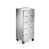 What are the characteristics of metal filing cabinets?
