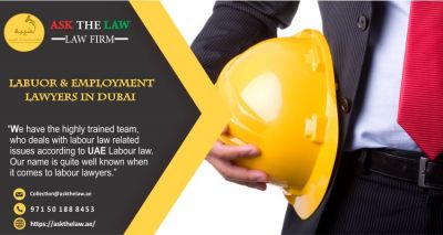 ASK THE LAW - Al Shaiba Advocates and Legal Consultants - Being a Full-Service Law Firm we do have dedicated Labour and Employment Lawyers, well respected and experienced also known as Labour Lawyers in Dubai, Employment Lawyers in Dubai. Our Lawyers are committed to offering the services for employment disputes as follows; 
Unfair Dismissals
Unpaid Salaries 
Unpaid End of Service Benefits 
Unpaid Gratuities 
Unpaid Leave Salaries 
Legal Advice 
Legal Notices 
Full-Form Court Cases
​Visit: https://askthelaw.ae/practice-areas/labour-and-employment-lawyers-in-dubai/